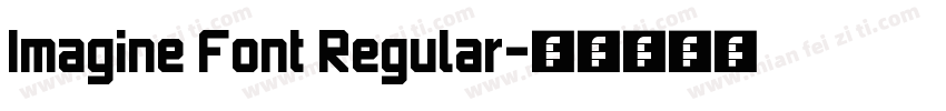 Imagine Font Regular字体转换